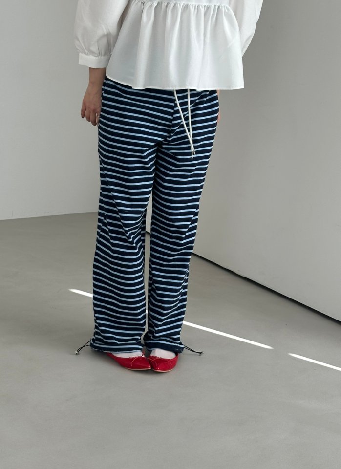 Dress U - Korean Women Fashion - #womensfashion - Striped Two-Way Pants - 9