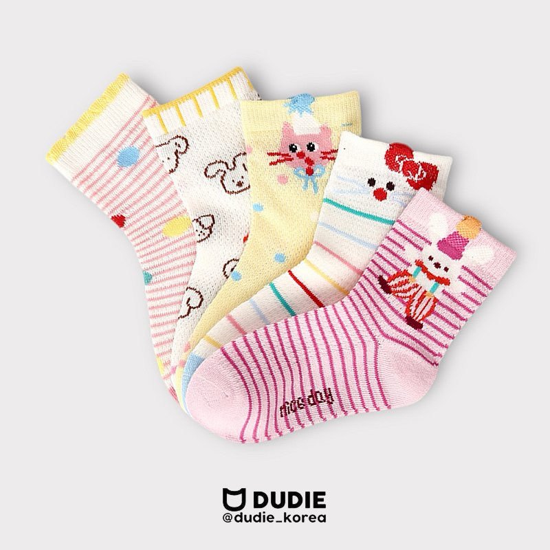 Dudie - Korean Children Fashion - #Kfashion4kids - Circus Rabbit Set (set of 5) - 3