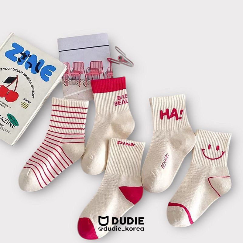 Dudie - Korean Children Fashion - #kidzfashiontrend - HA (set of 5) - 4