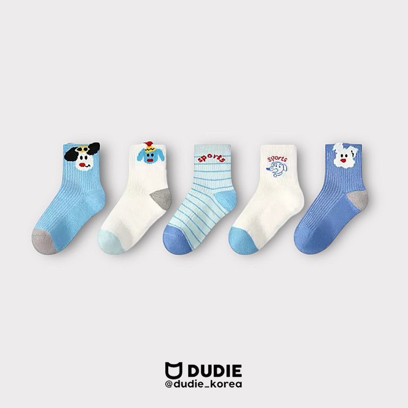 Dudie - Korean Children Fashion - #childrensboutique - Tok Sports Set (set of 5)