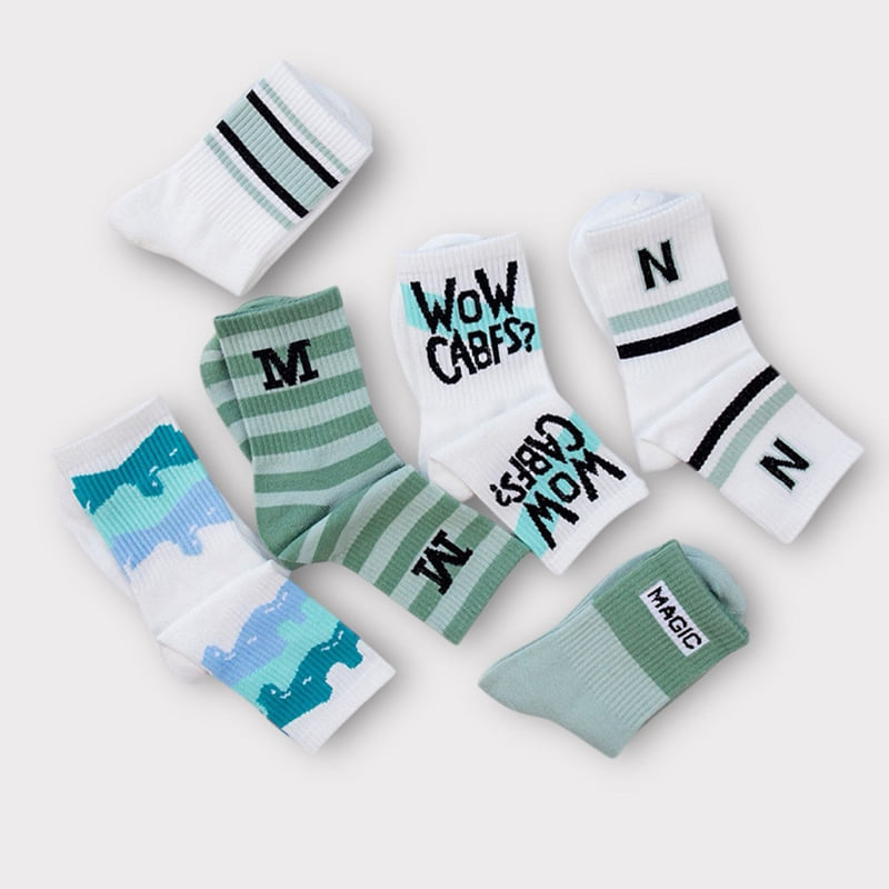 Dudie - Korean Children Fashion - #childrensboutique - Week Set (set of 7) - 7