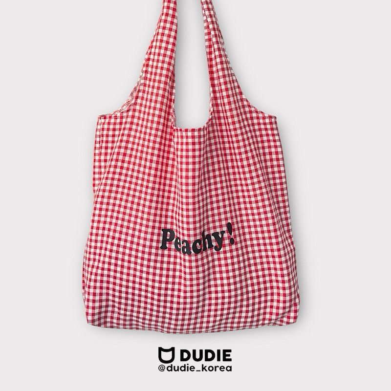 Dudie - Korean Children Fashion - #childofig - Peach Eco Bag - 4