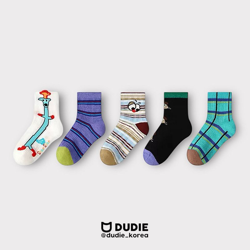 Dudie - Korean Children Fashion - #designkidswear - Character Set (set of 5)