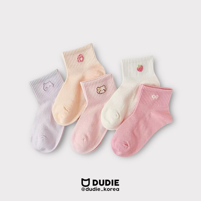 Dudie - Korean Children Fashion - #discoveringself - Strawberry Set (set of 5)