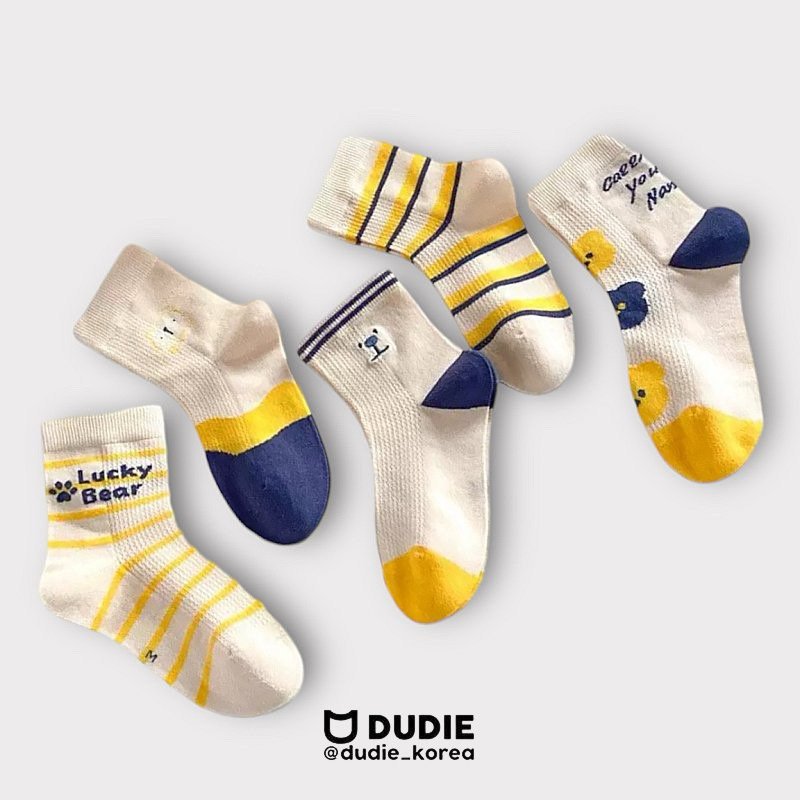 Dudie - Korean Children Fashion - #discoveringself - Rocky Bear (set of 5) - 2