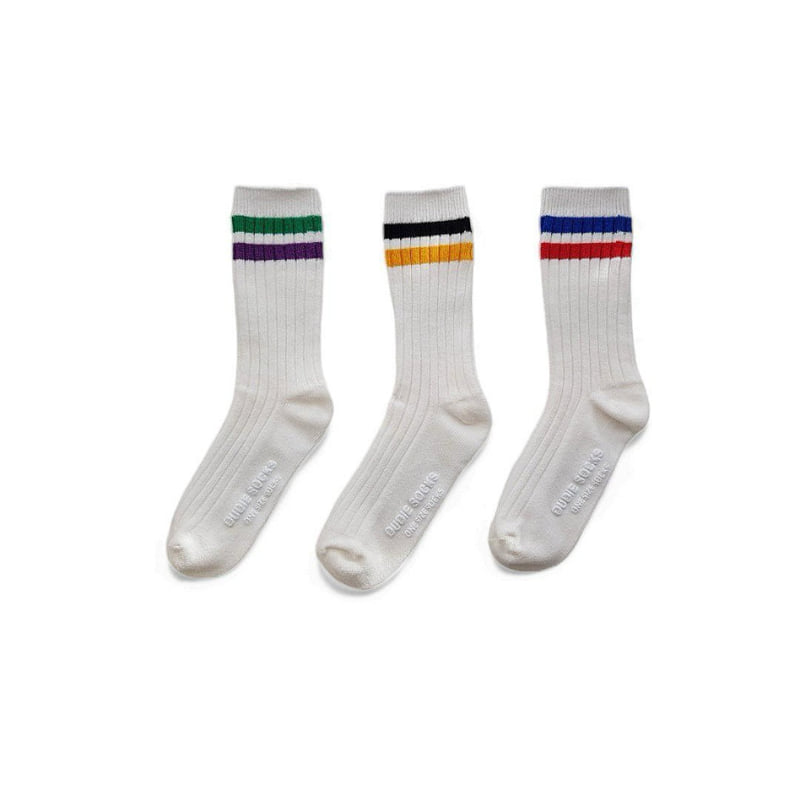 Dudie - Korean Children Fashion - #fashionkids - Two-line Set (set of 3) - 12