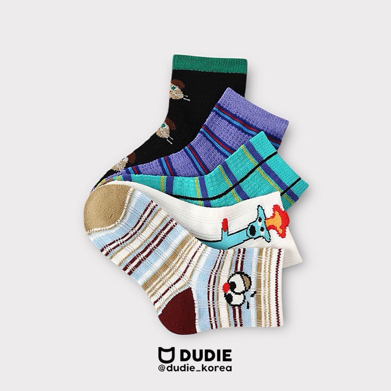 Dudie - Korean Children Fashion - #fashionkids - Character Set (set of 5) - 3