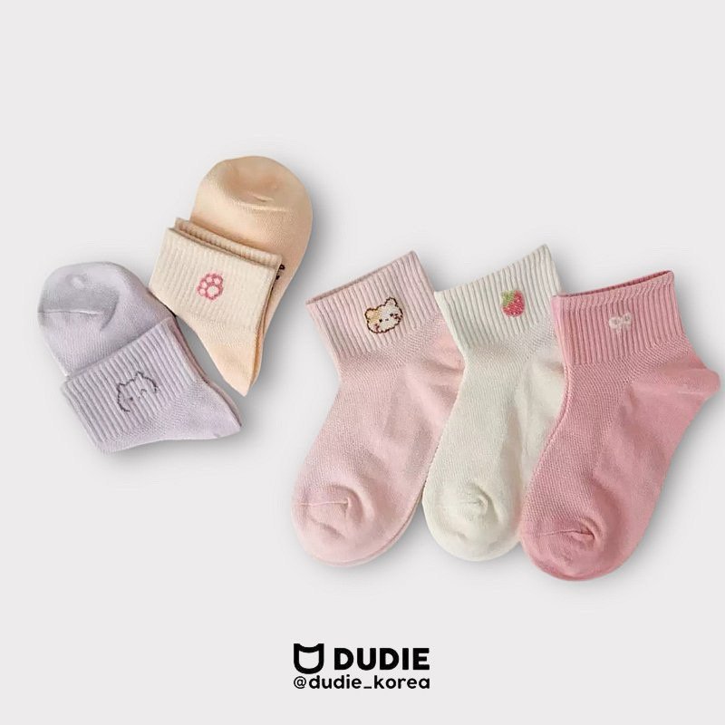 Dudie - Korean Children Fashion - #fashionkids - Strawberry Set (set of 5) - 2