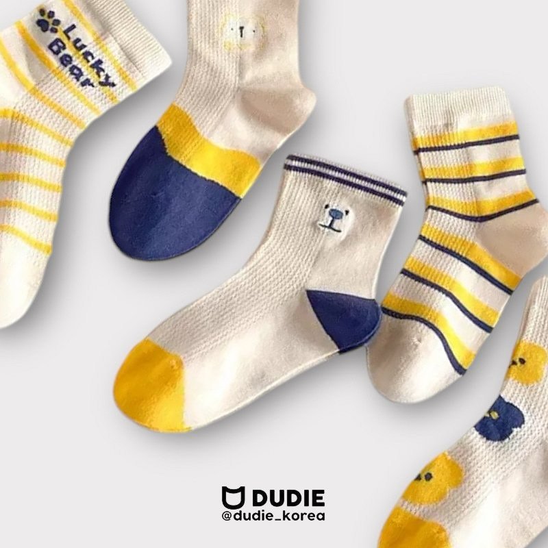 Dudie - Korean Children Fashion - #fashionkids - Rocky Bear (set of 5) - 3