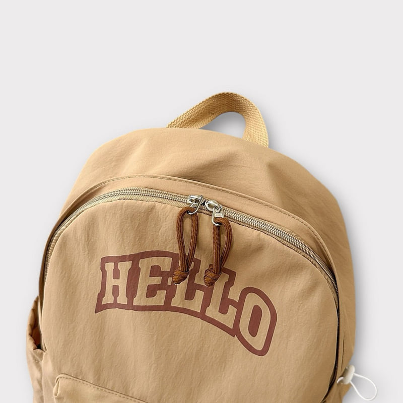 Dudie - Korean Children Fashion - #kidsshorts - Hello Backpack - 9