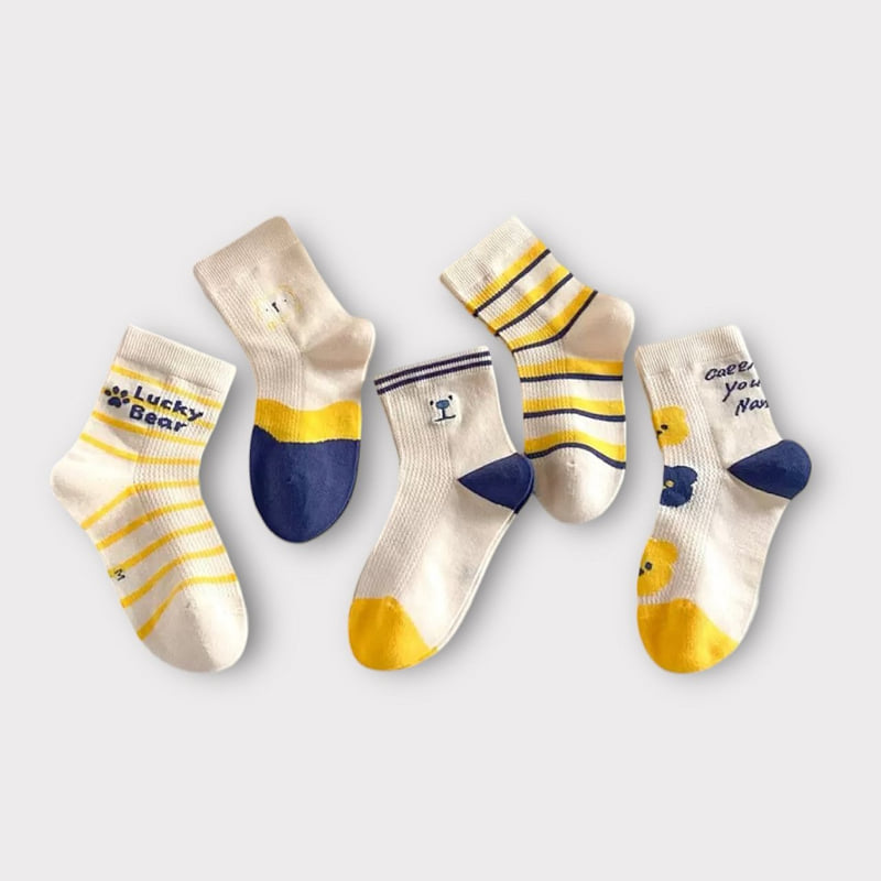 Dudie - Korean Children Fashion - #fashionkids - Rocky Bear (set of 5) - 4