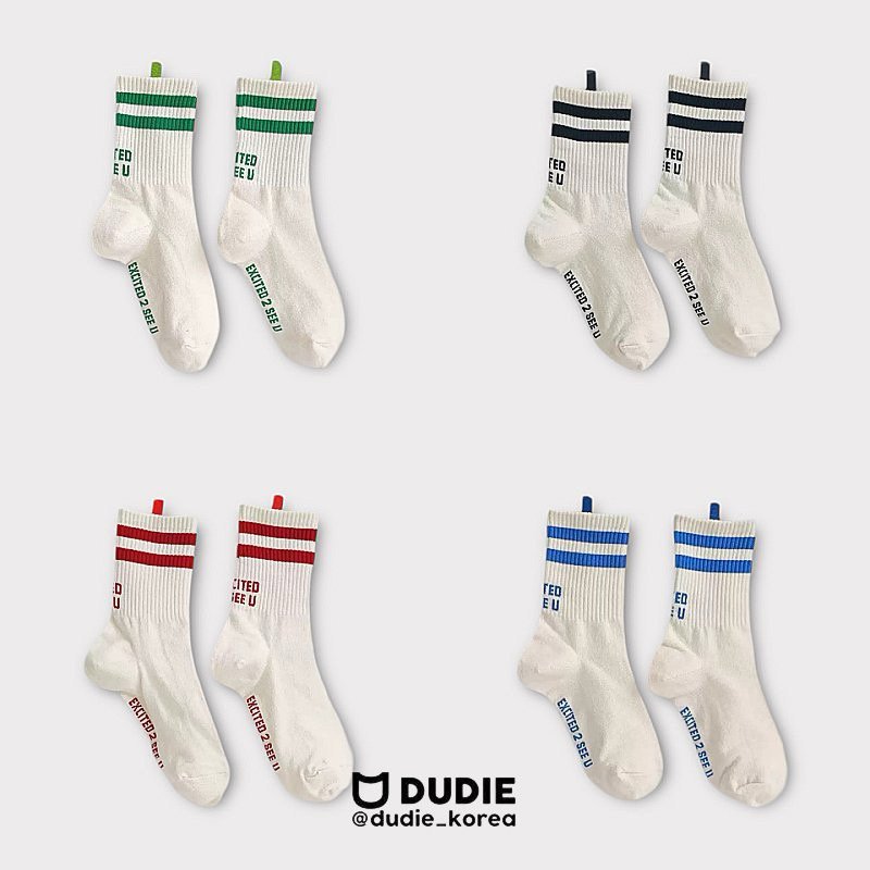 Dudie - Korean Children Fashion - #kidsstore - See You Set (set of 4)