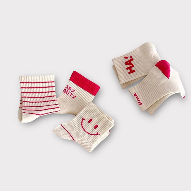 Dudie - Korean Children Fashion - #littlefashionista - HA (set of 5) - 5
