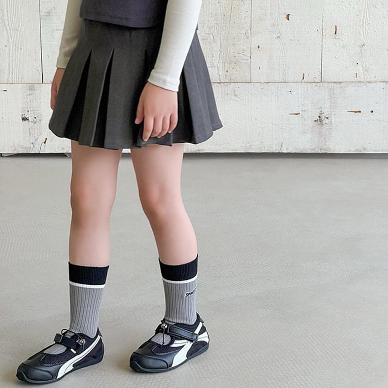Dudie - Korean Children Fashion - #magicofchildhood - Smile Sports Set (set of 4) - 10