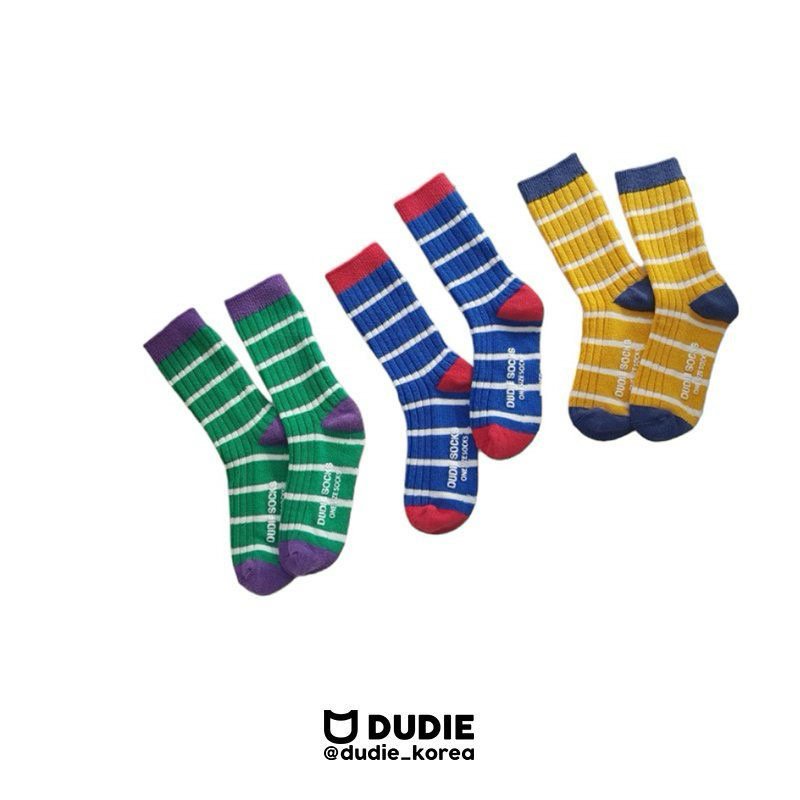 Dudie - Korean Children Fashion - #minifashionista - Striped Set (set of 3) - 2