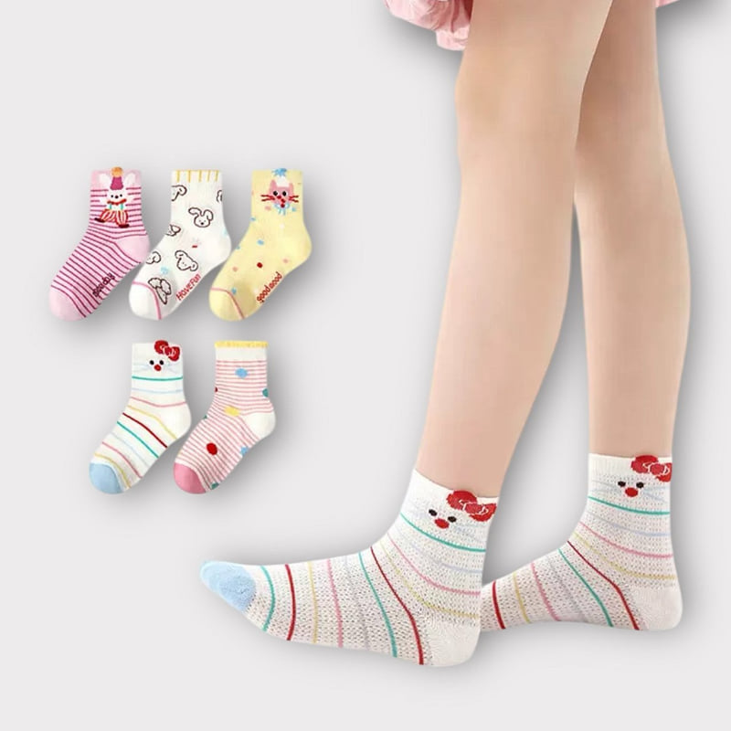 Dudie - Korean Children Fashion - #prettylittlegirls - Circus Rabbit Set (set of 5) - 7