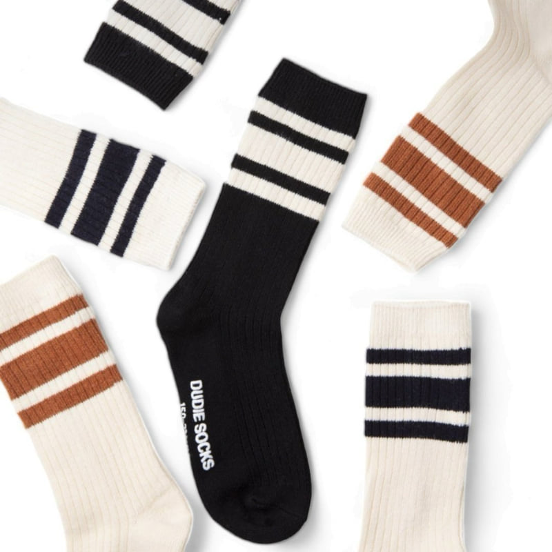 Dudie - Korean Children Fashion - #toddlerclothing - Three Stripe Color Set (set of 3) - 4