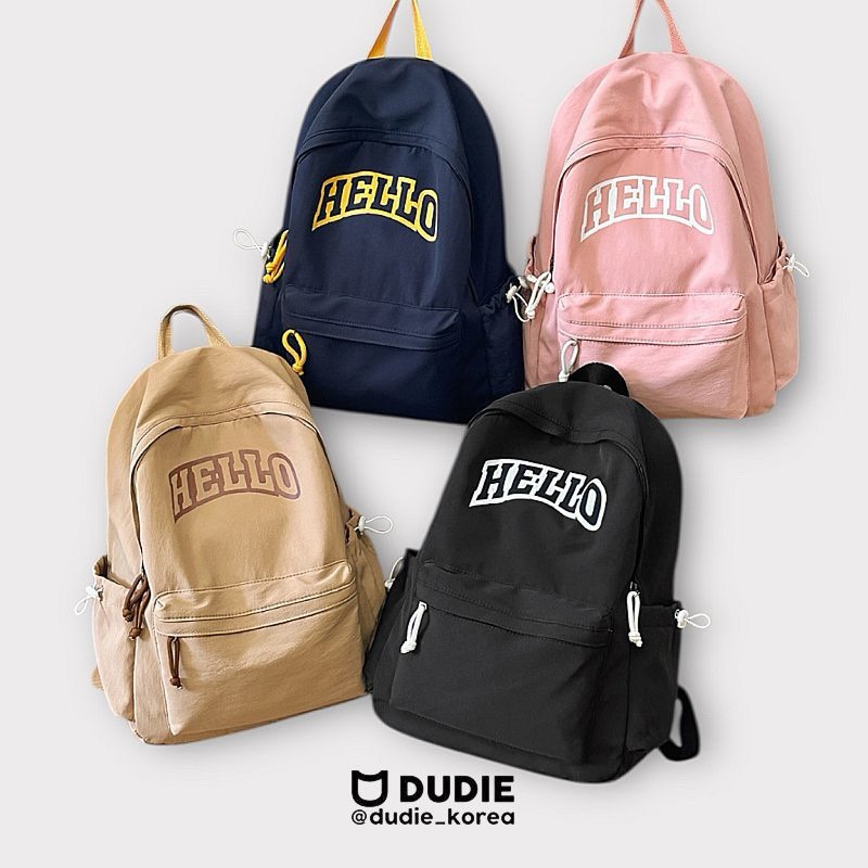 Dudie - Korean Children Fashion - #todddlerfashion - Hello Backpack