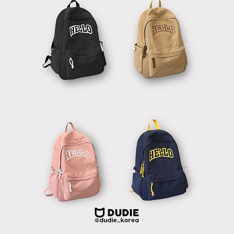 Dudie - Korean Children Fashion - #toddlerclothing - Hello Backpack - 2