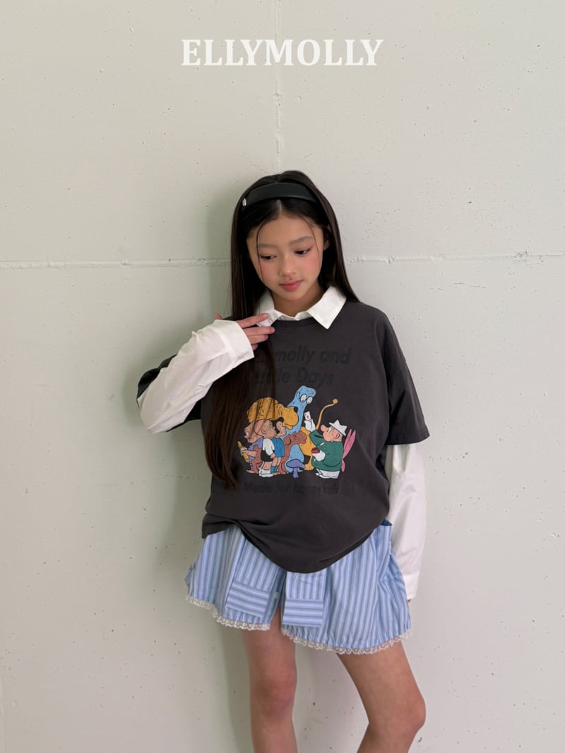 Ellymolly - Korean Children Fashion - #Kfashion4kids - Happy Crew Boxy Tee - 9