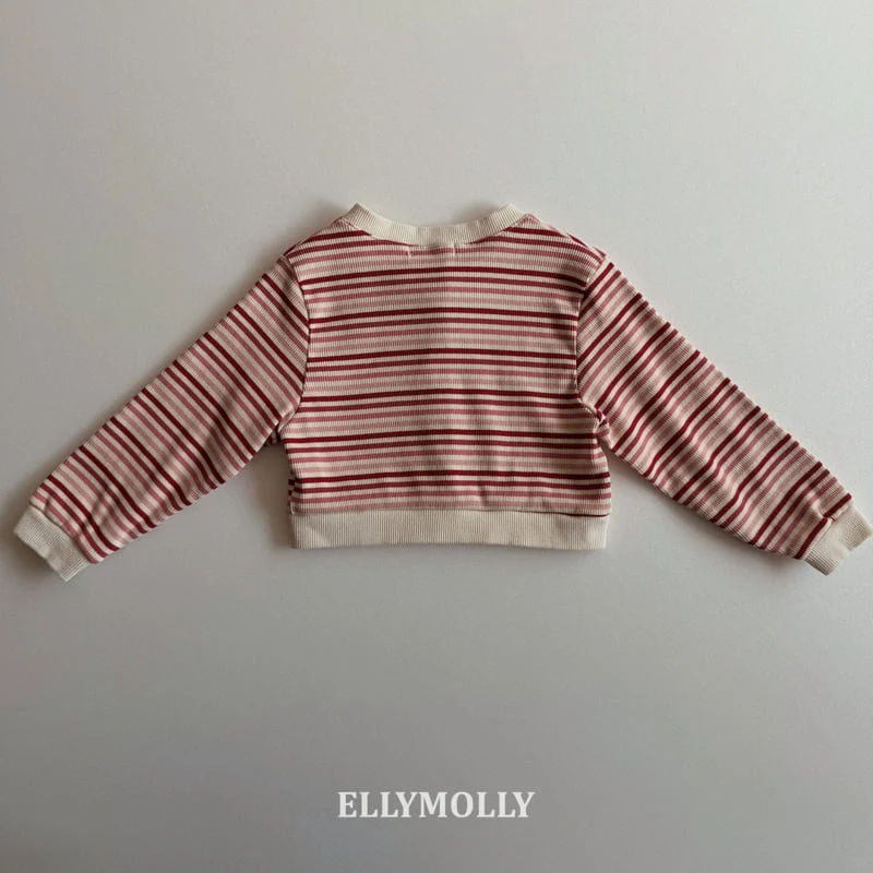 Ellymolly - Korean Children Fashion - #kidzfashiontrend - Switch Line Cardigan - 4