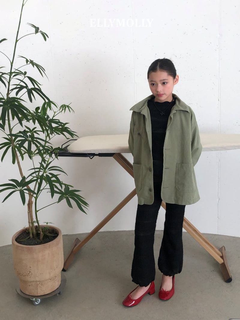 Ellymolly - Korean Children Fashion - #Kfashion4kids - Breeze Slit Jacket (Kids) - 7