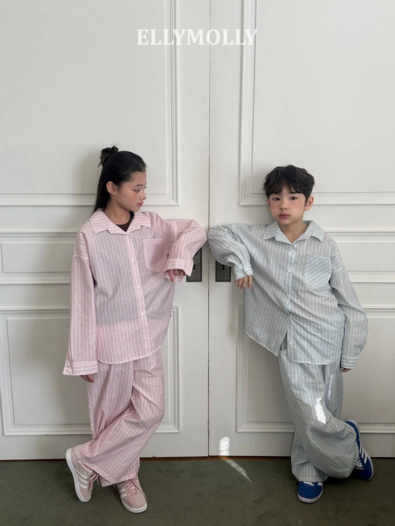 Ellymolly - Korean Children Fashion - #Kfashion4kids - Clear Stripe Pants - 7