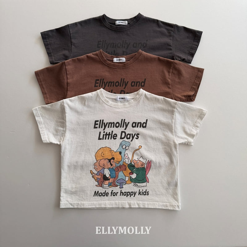 Ellymolly - Korean Children Fashion - #childofig - Happy Crew Boxy Tee