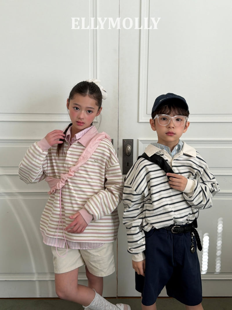 Ellymolly - Korean Children Fashion - #childofig - Jelly Collar Tee - 12