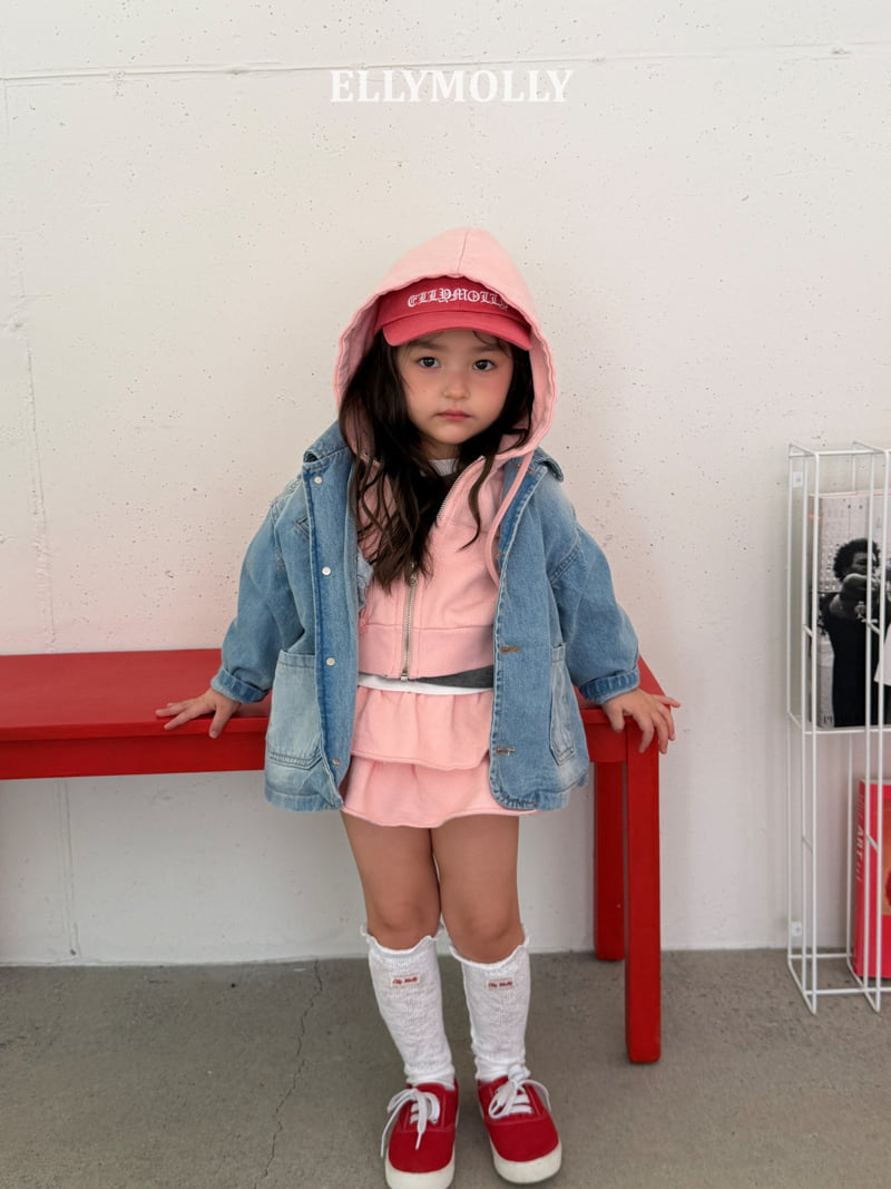Ellymolly - Korean Children Fashion - #childofig - Denim Breeze Jacket (Junior) - 10