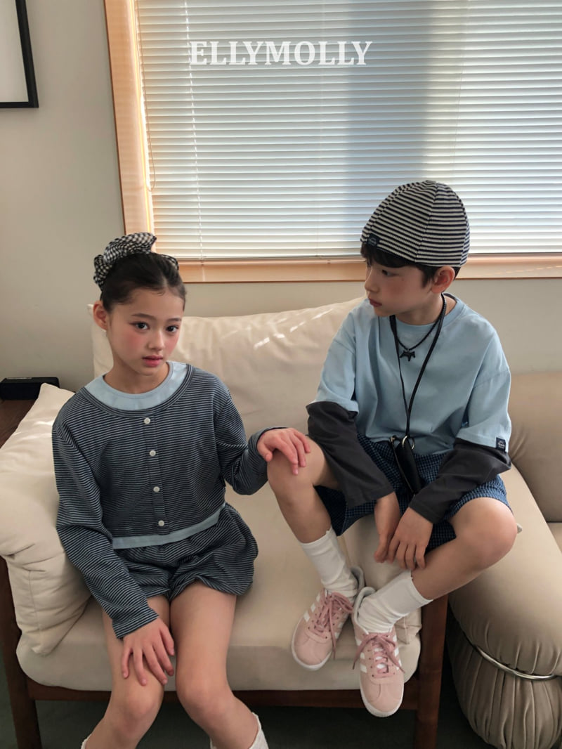 Ellymolly - Korean Children Fashion - #childofig - Madeleine Stripe Top - 9