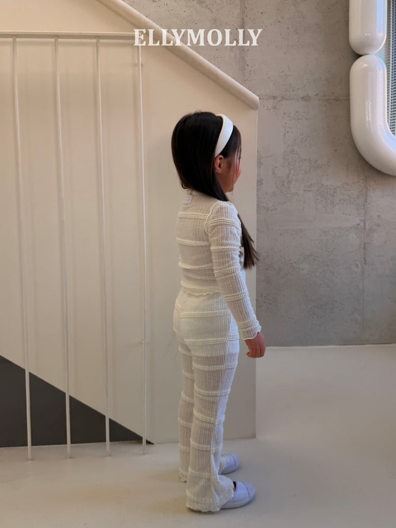 Ellymolly - Korean Children Fashion - #childofig - Sunny Lace Bootcut Pants - 7