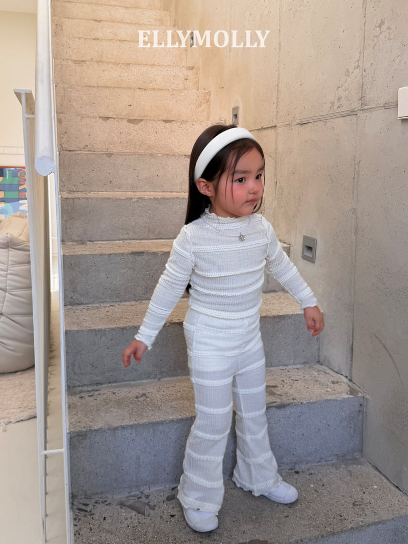 Ellymolly - Korean Children Fashion - #childofig - Sunny Lace Bootcut Pants - 8