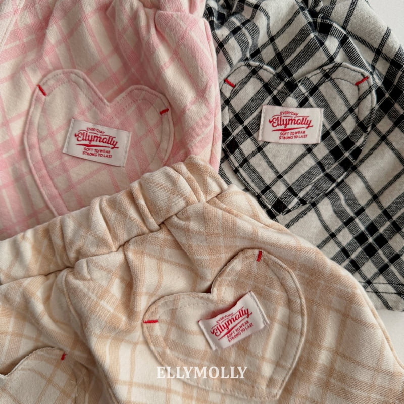 Ellymolly - Korean Children Fashion - #stylishchildhood - Slash Check Skirt - 4