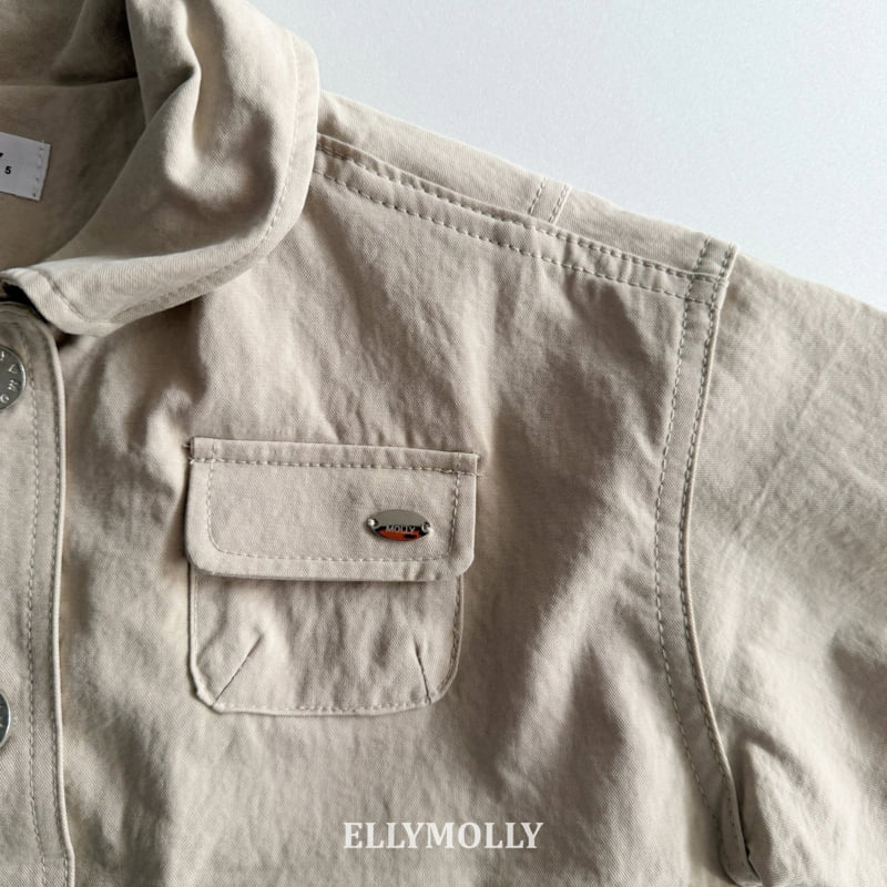 Ellymolly - Korean Children Fashion - #childofig - Sand Walk Symbol Jacket - 9