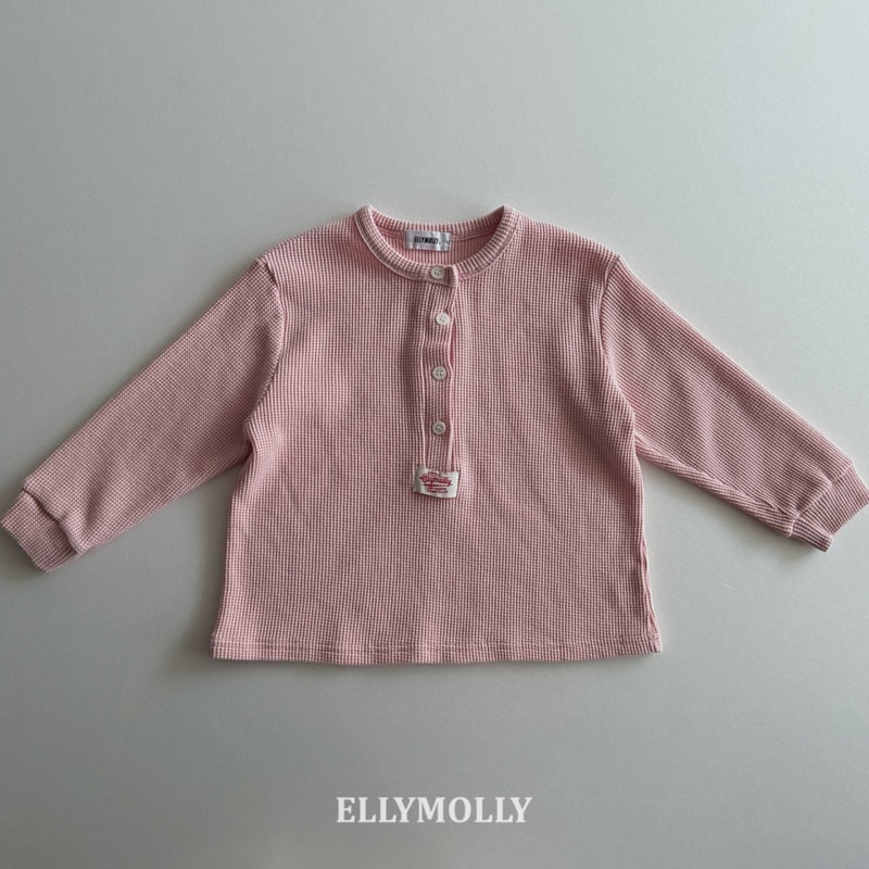 Ellymolly - Korean Children Fashion - #childofig - Maple Henley Neck Tee - 6