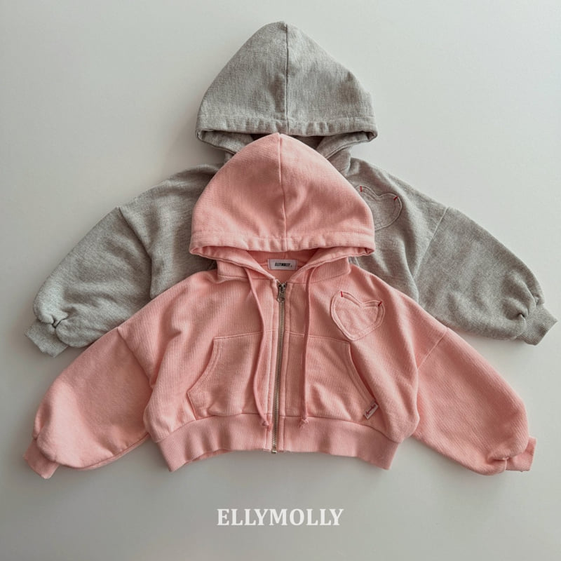 Ellymolly - Korean Children Fashion - #childofig - Heart Glow Hoodie Jumper