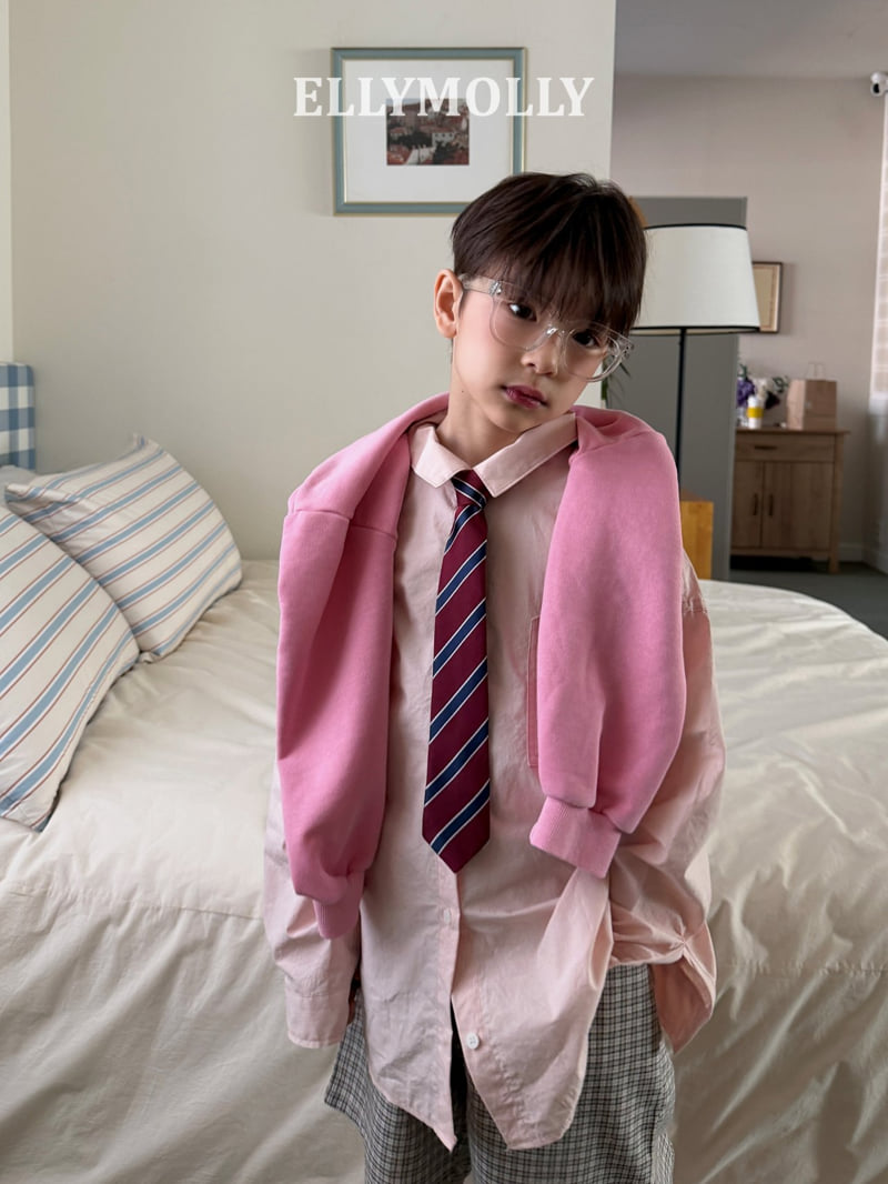 Ellymolly - Korean Children Fashion - #childofig - One Point Shirt - 11
