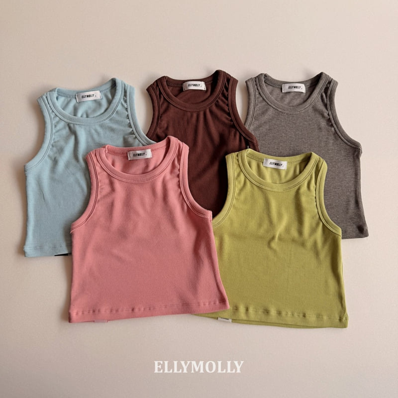 Ellymolly - Korean Children Fashion - #childofig - Slime Layered Sleeveless Top - 4