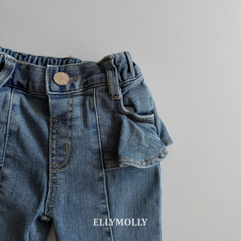 Ellymolly - Korean Children Fashion - #childofig - Lara Bootcut Denim Pants - 4