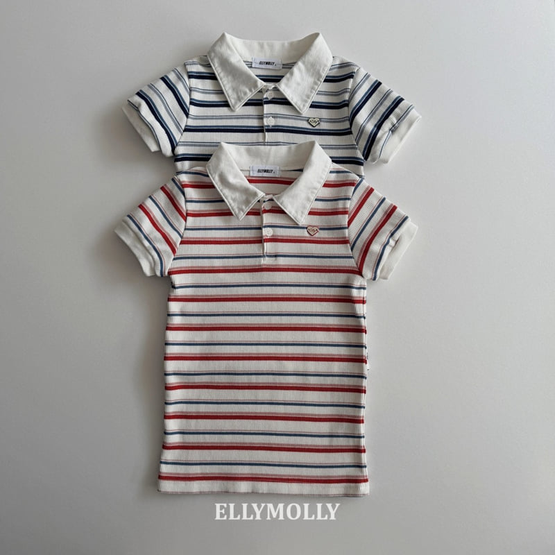 Ellymolly - Korean Children Fashion - #childrensboutique - Picnic Collar One-piece - 6