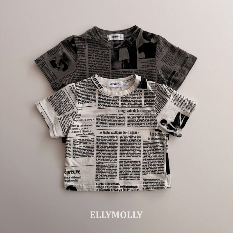 Ellymolly - Korean Children Fashion - #childrensboutique - Paper Pop Tee