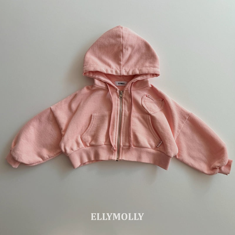Ellymolly - Korean Children Fashion - #childrensboutique - Heart Glow Hoodie Jumper - 3