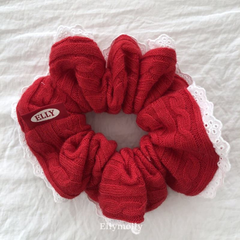 Ellymolly - Korean Children Fashion - #childrensboutique - Cable Scrunchie Hair Tie