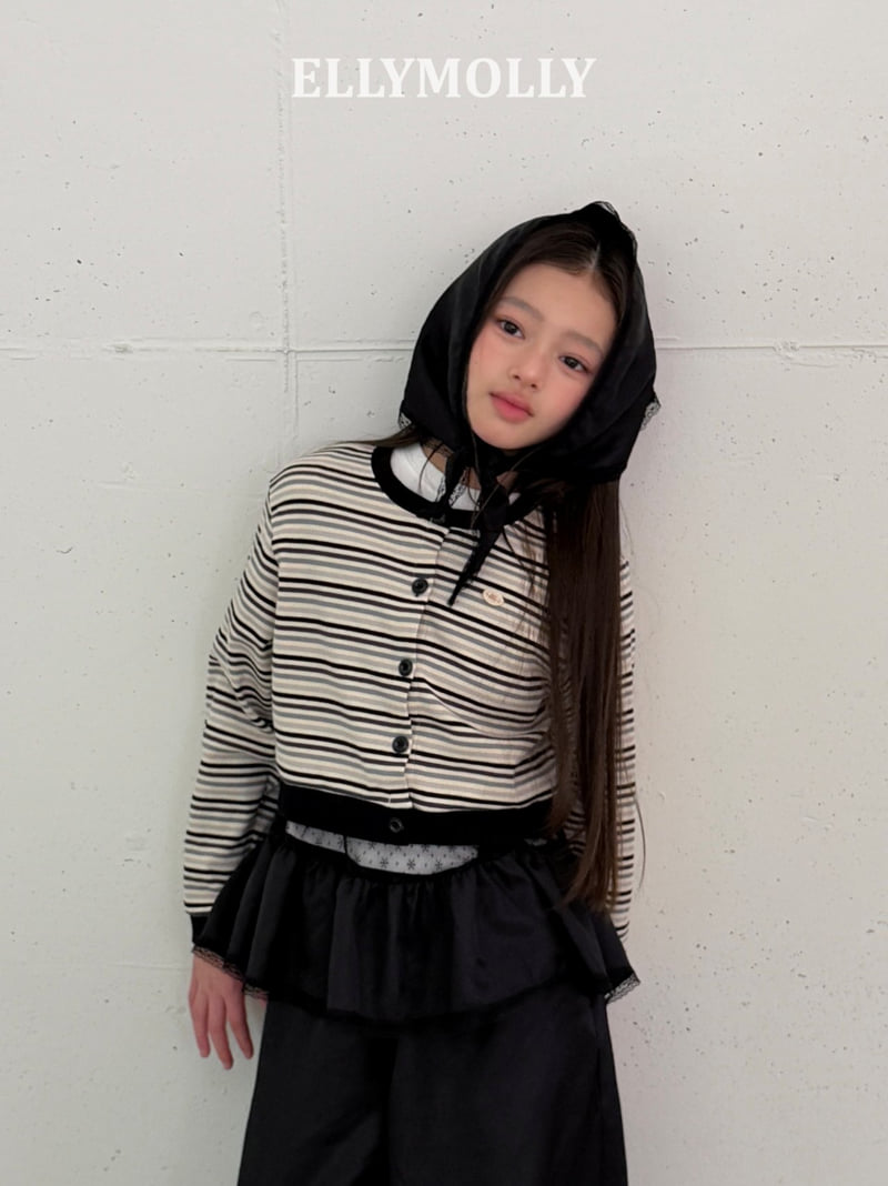 Ellymolly - Korean Children Fashion - #designkidswear - Switch Line Cardigan - 12