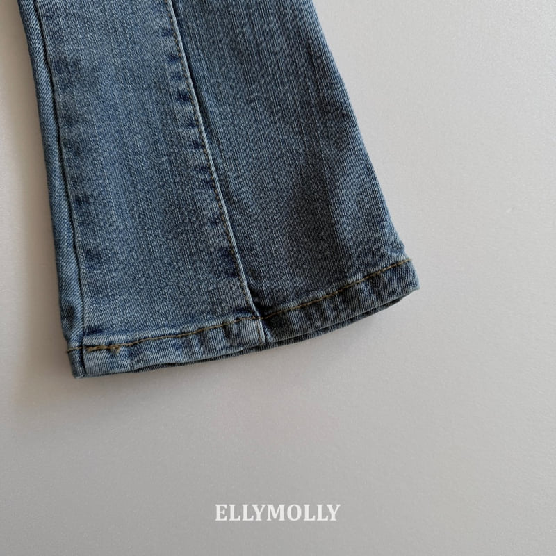 Ellymolly - Korean Children Fashion - #designkidswear - Lara Bootcut Denim Pants - 5