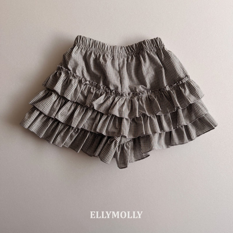 Ellymolly - Korean Children Fashion - #childrensboutique - Lulu Check Tiered Pants - 4