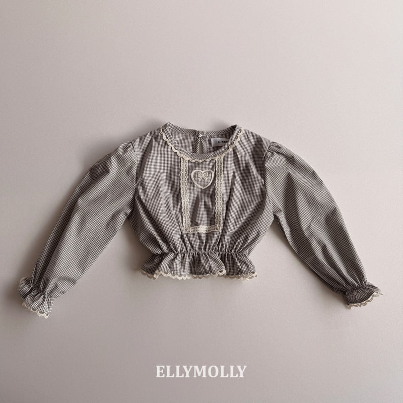 Ellymolly - Korean Children Fashion - #designkidswear - Lulu Check Blouse - 3