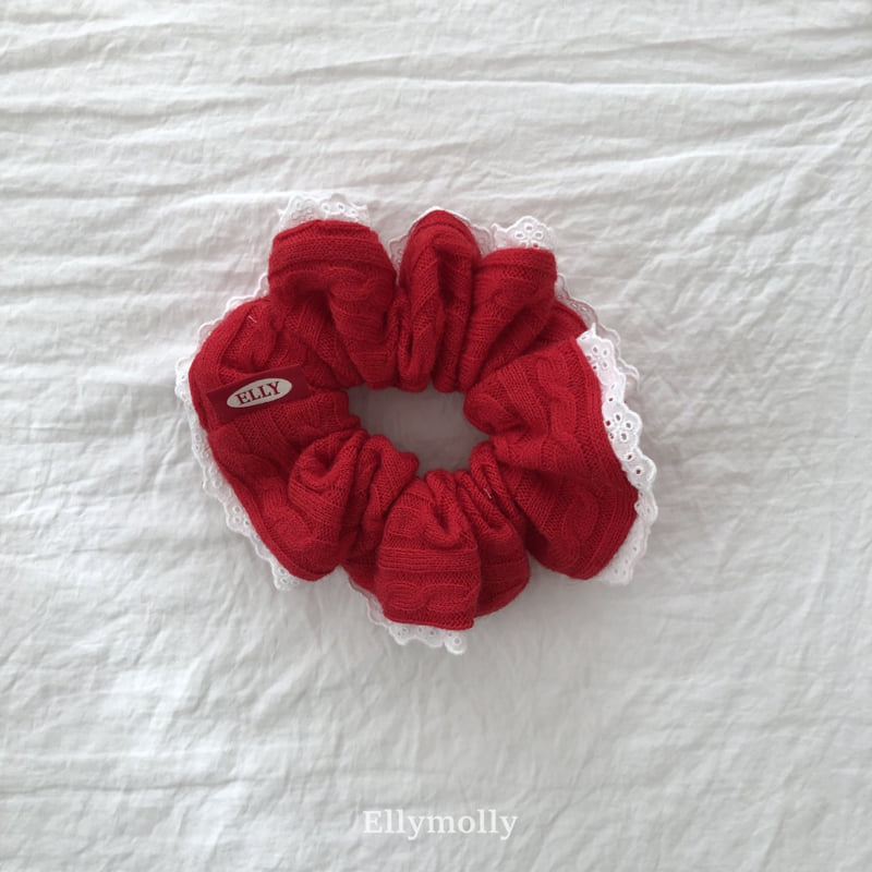 Ellymolly - Korean Children Fashion - #designkidswear - Cable Scrunchie Hair Tie - 2