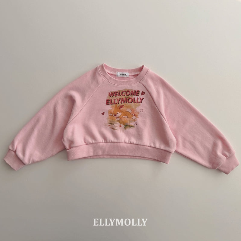 Ellymolly - Korean Children Fashion - #discoveringself - Welcome Rabbit Sweatshirt - 5